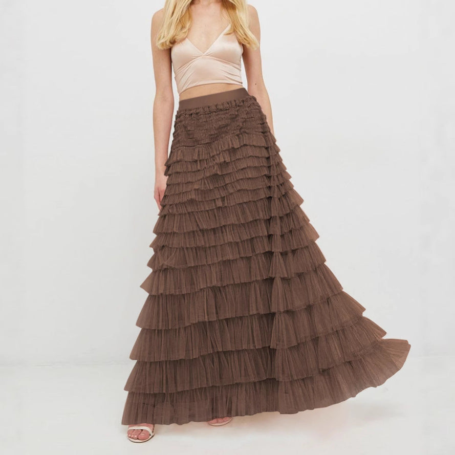 Layered Ruffles Cake Skirt