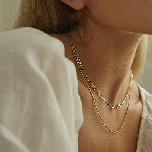 New Copper Collarbone Necklace