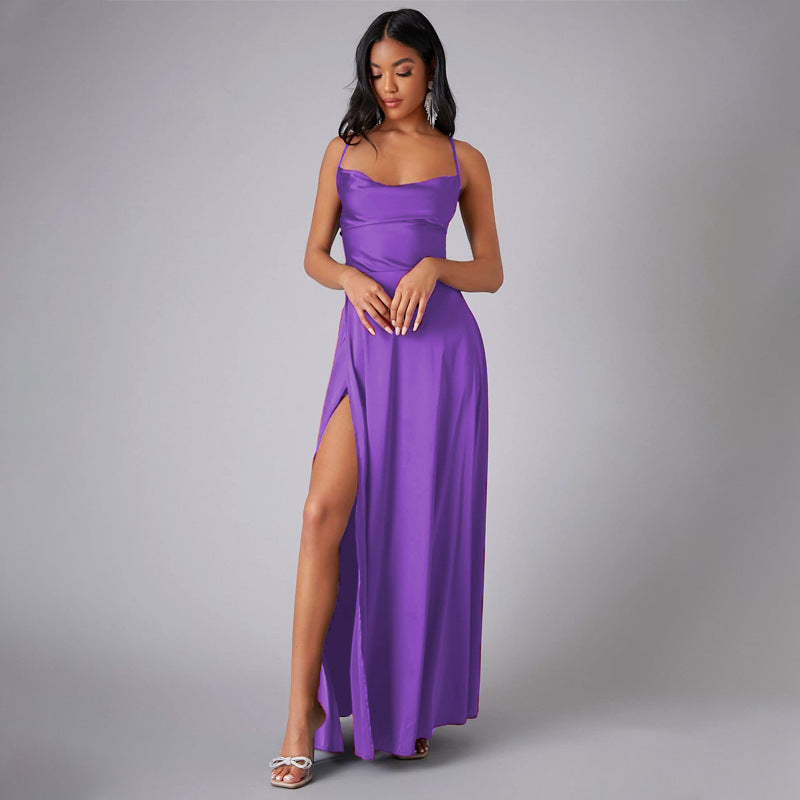 Slim Fit Backless Waist-tight Dress