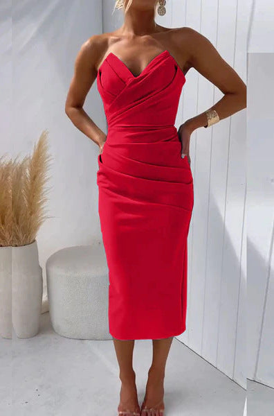 Sleeveless Slit Dress