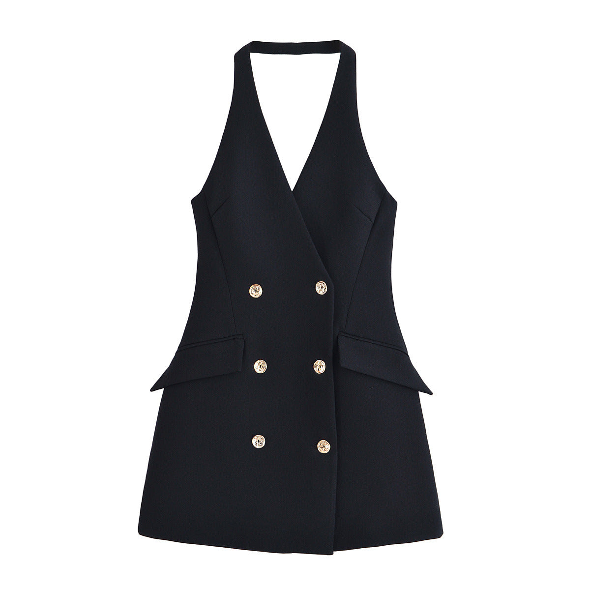 Elegant Halter-neck Dress - M Chic Boutique
