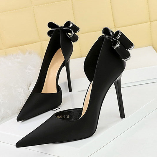 Pointed Toe Rhinestone Stiletto