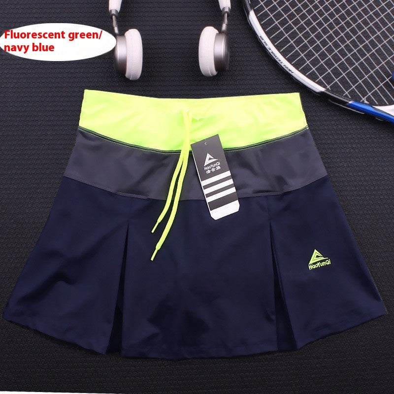 Quick-drying tennis skirt from M Chic Boutique, activewear for women, featuring lightweight fabric and athletic style.