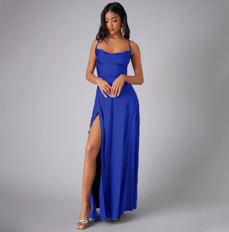 Slim Fit Backless Waist-tight Dress