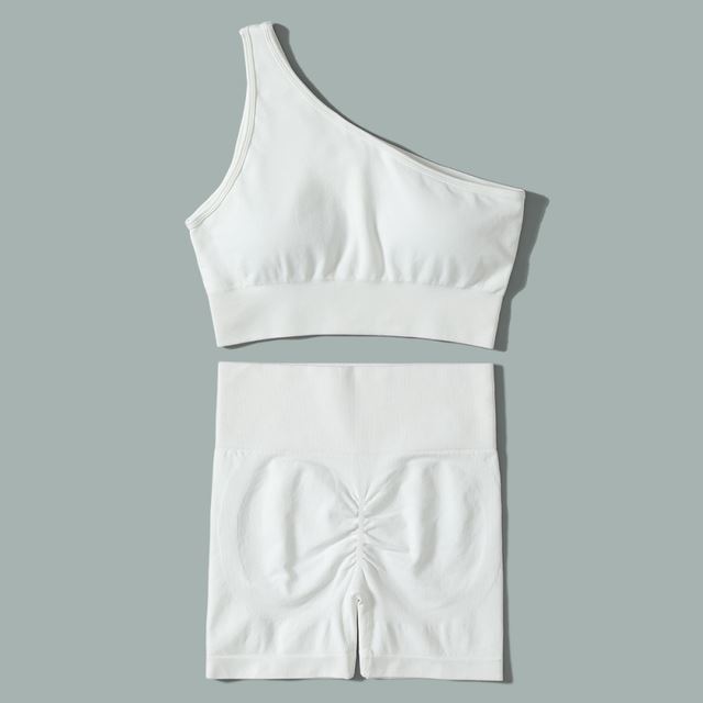 M Chic Boutique sport solid color activewear set with matching top and leggings, designed for workout comfort and style.