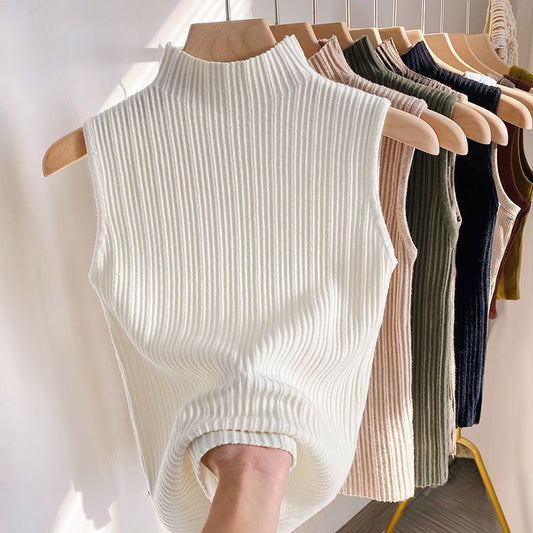 Turtleneck Knitted Top