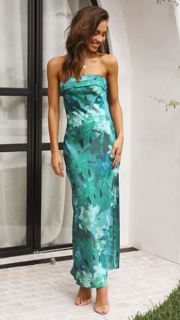 Tube Top Long Dress