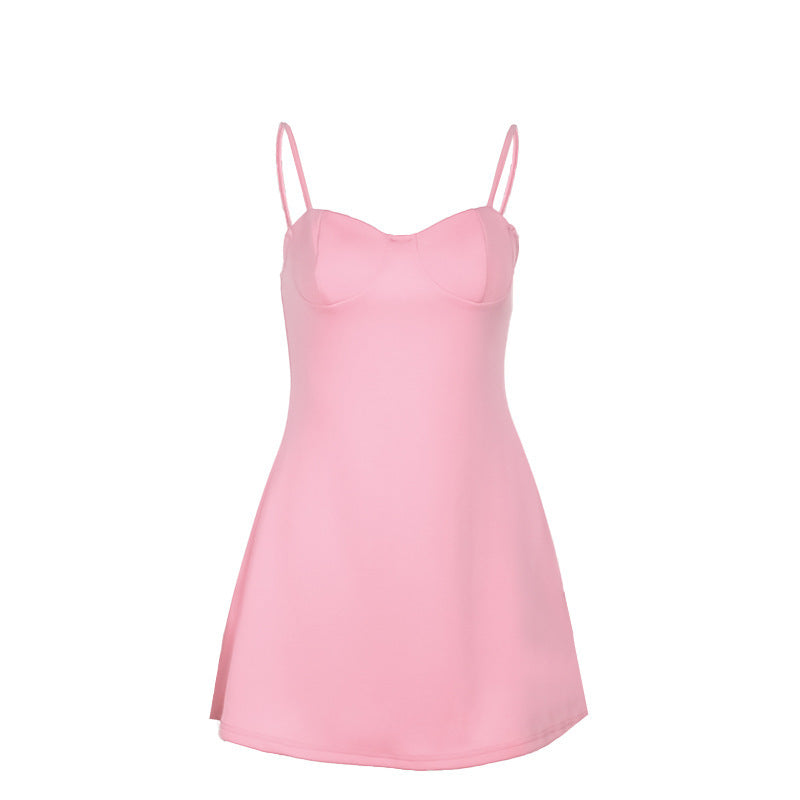 Socialite Style Elegant Slim Strap Dress