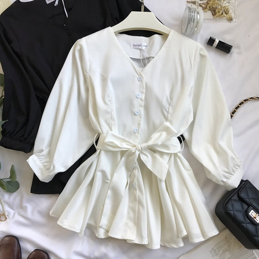 Lantern Sleeve Shirt