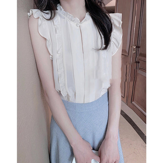 Silk White Chiffon Shirt