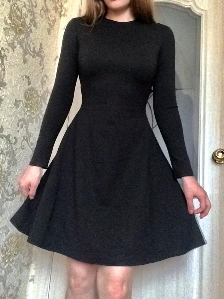 Round Neck Long Sleeve Tight Dress