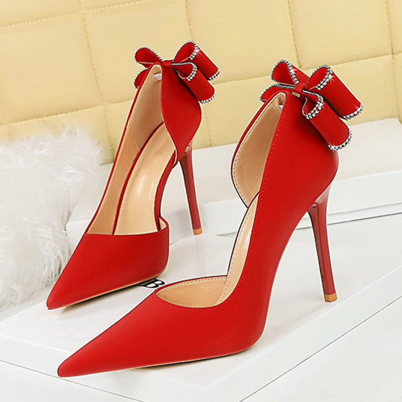 Pointed Toe Rhinestone Stiletto