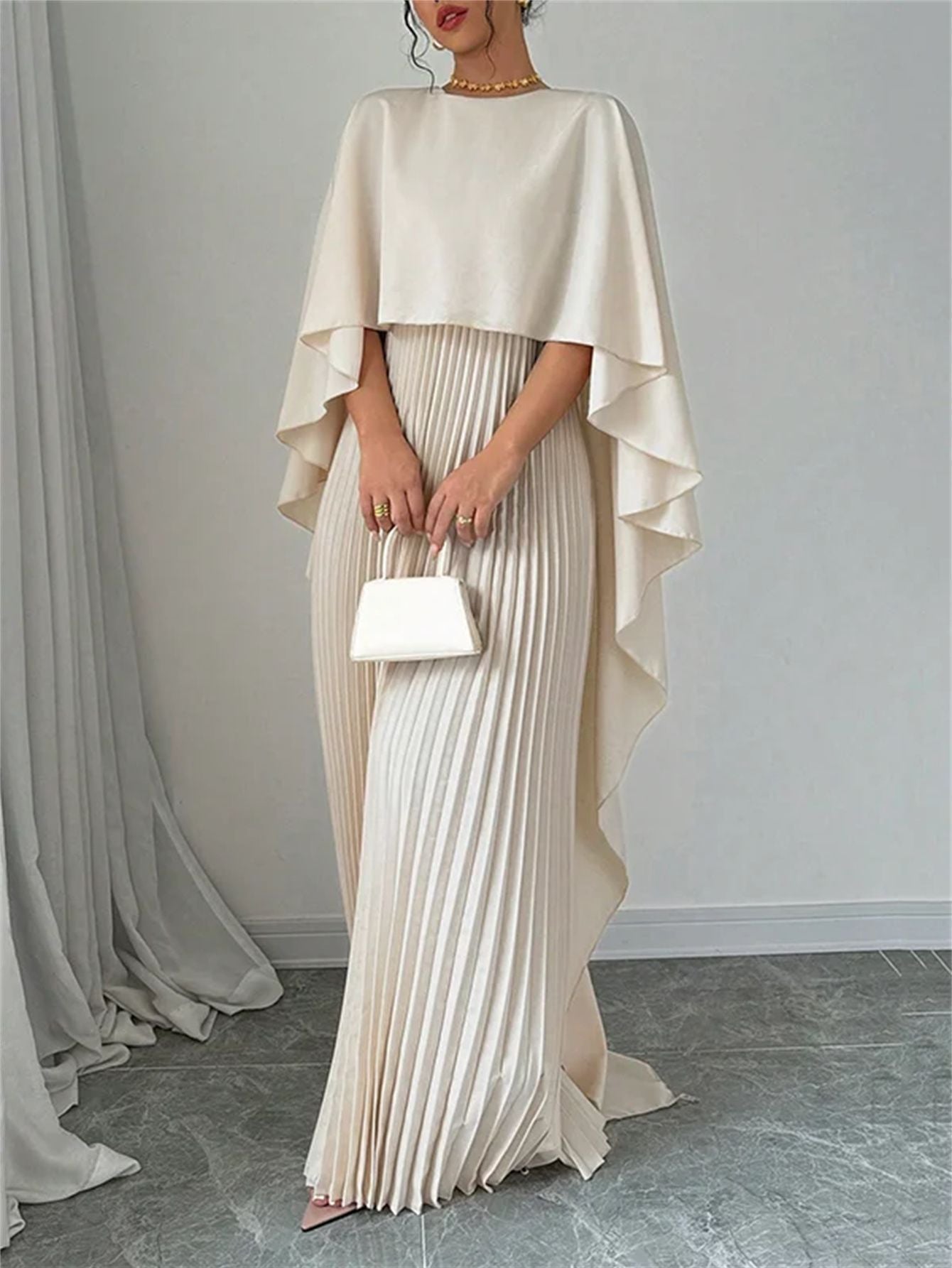 Loose Batwing Sleeve Dress