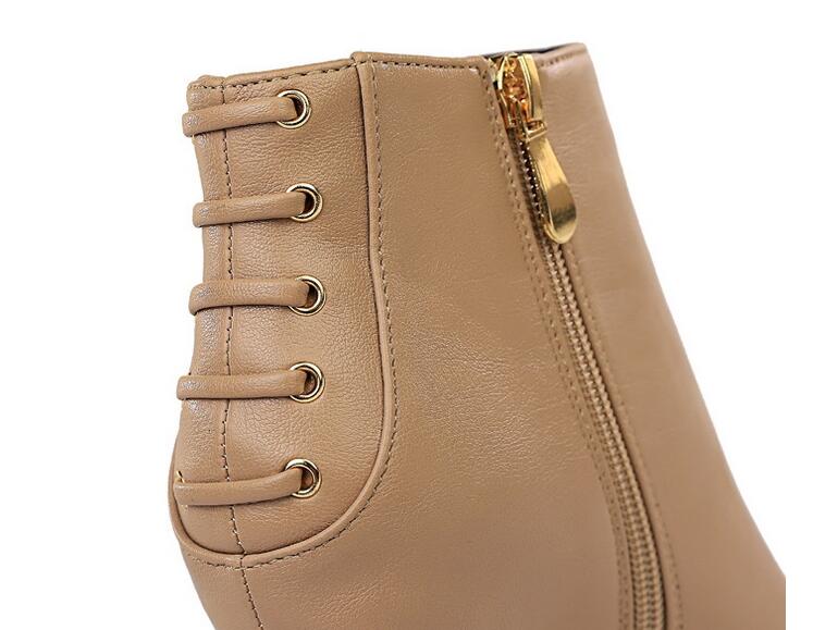 High Heel Pointed Toe Short Boots