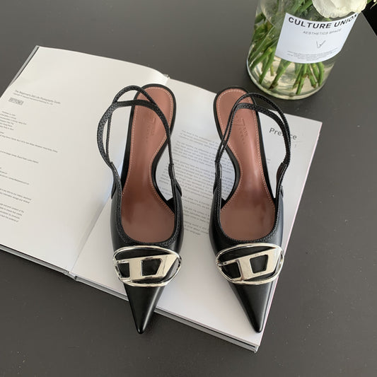 Shallow Slim Pointed Heels