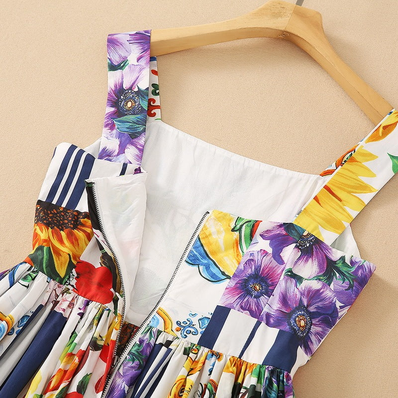 Summer Floral Print Dress