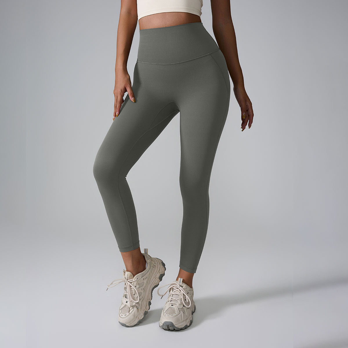 Seamless Nude Feel High Waist Fitness Pants