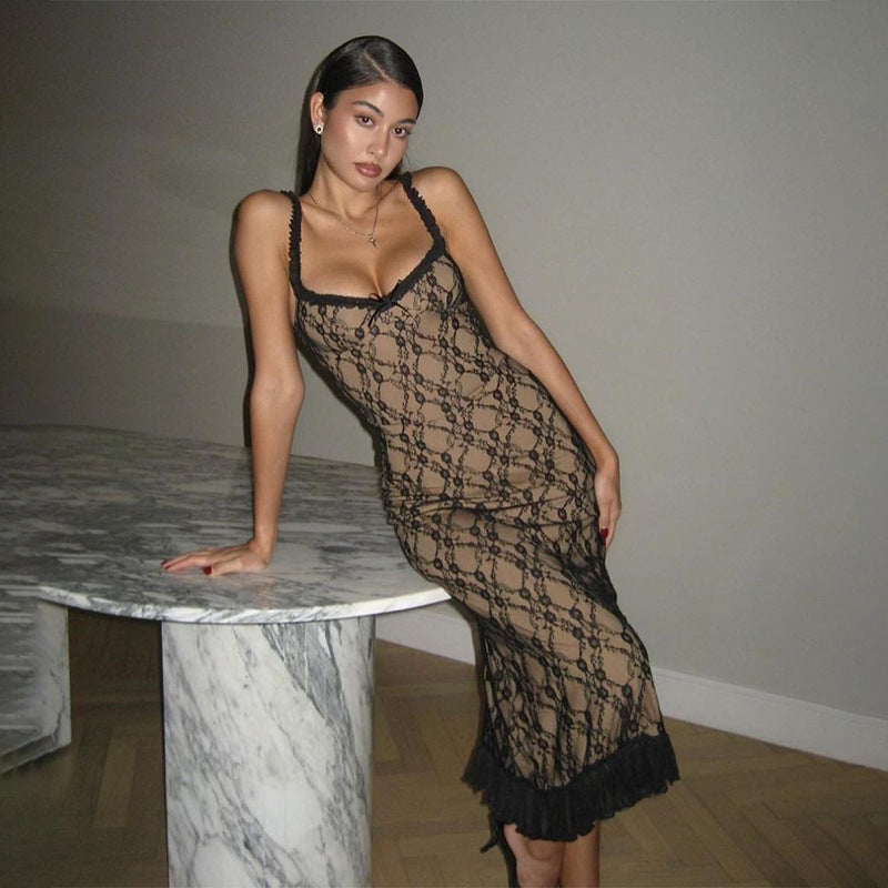 French Style Lace Dress