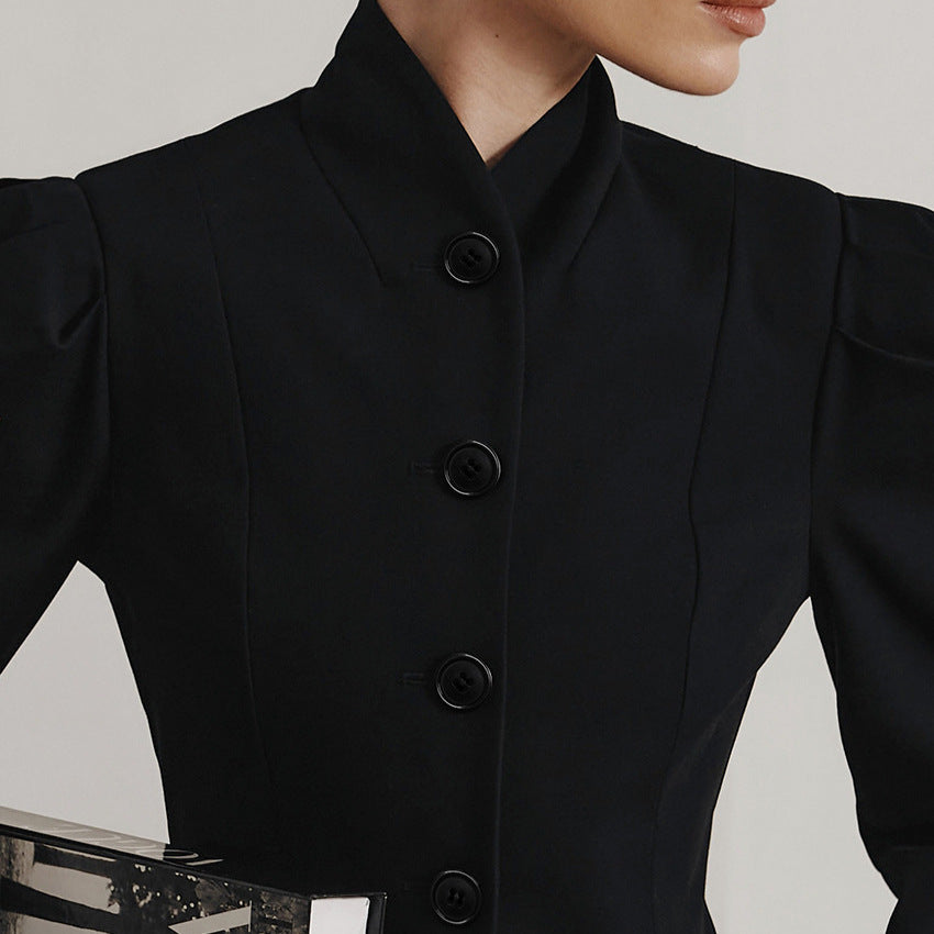 French Elegan Black Jacket
