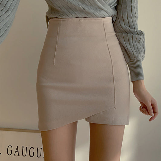 Solid package hip skirt