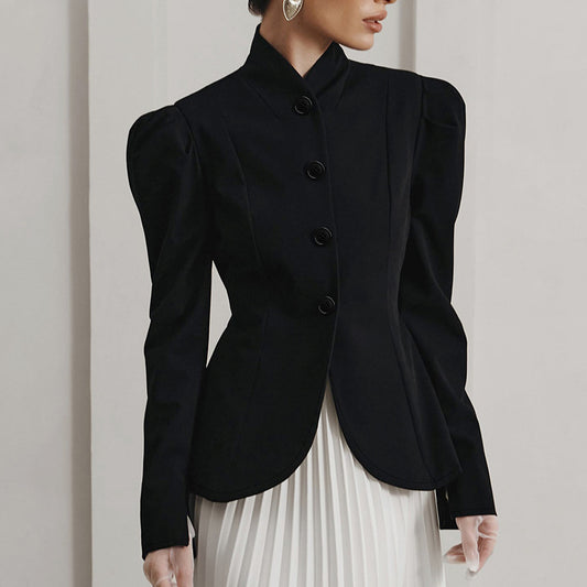 French Elegan Black Jacket