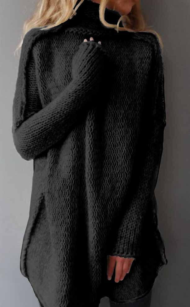 Three-needle Craft Long-sleeved Sweater