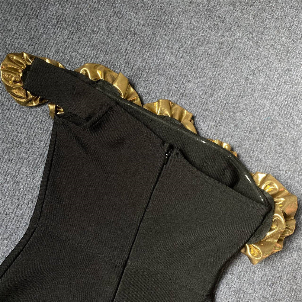 Golden Flower Dress