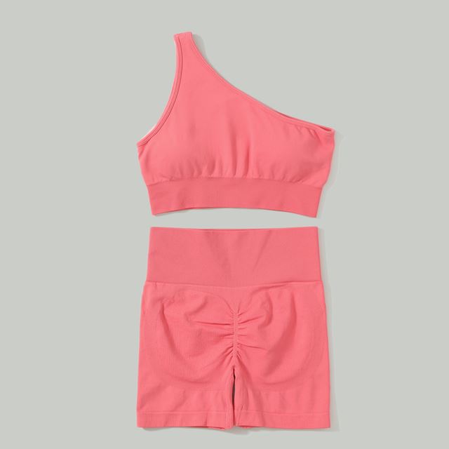 M Chic Boutique sport solid color activewear set with matching top and leggings, perfect for workouts and athletic activities.