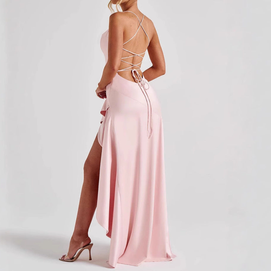 Ruffles Irregular Dress