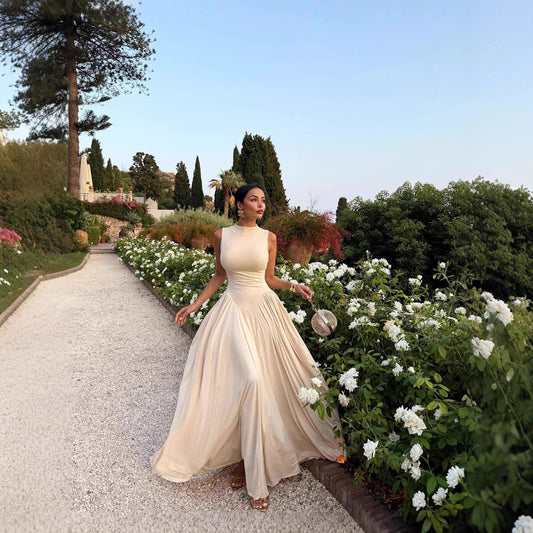 Round-neck Halter-style Sleeveless Dress - M Chic Boutique