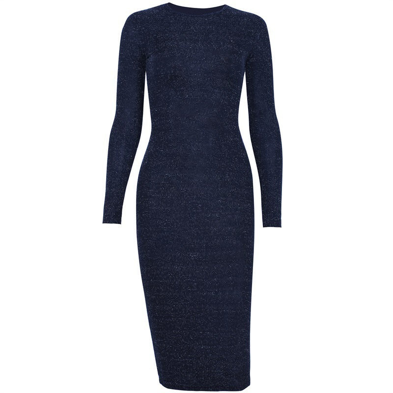 Sleeve Elegant Black Dress