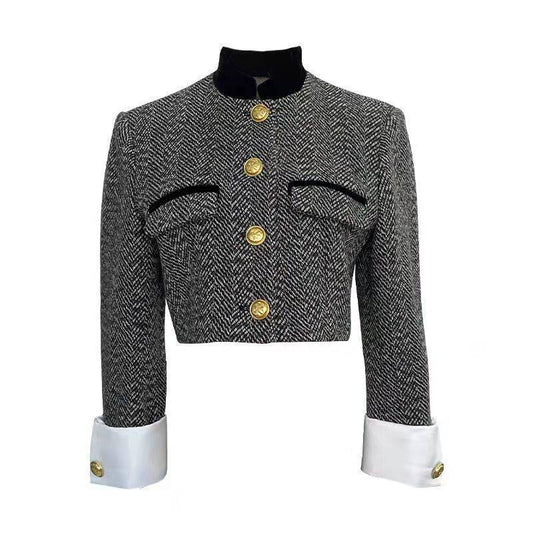 Tweed Classic Style Coat