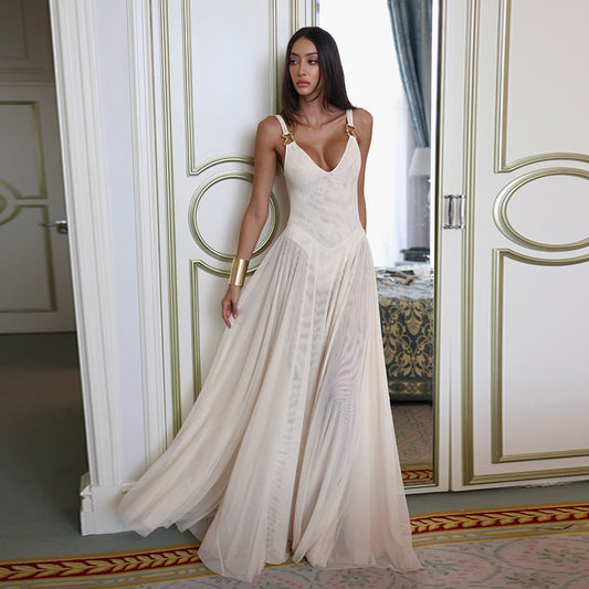 Beautiful Socialite A- Line Dress