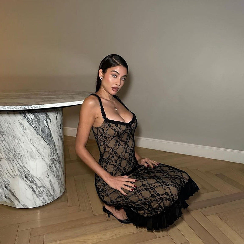 French Style Lace Dress