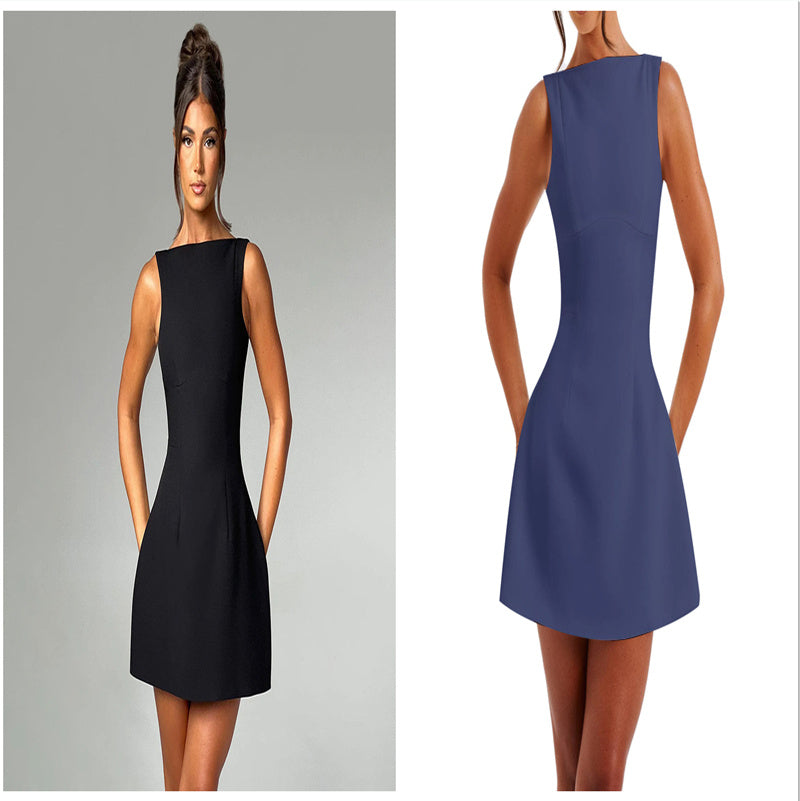 Slim Backless Dress