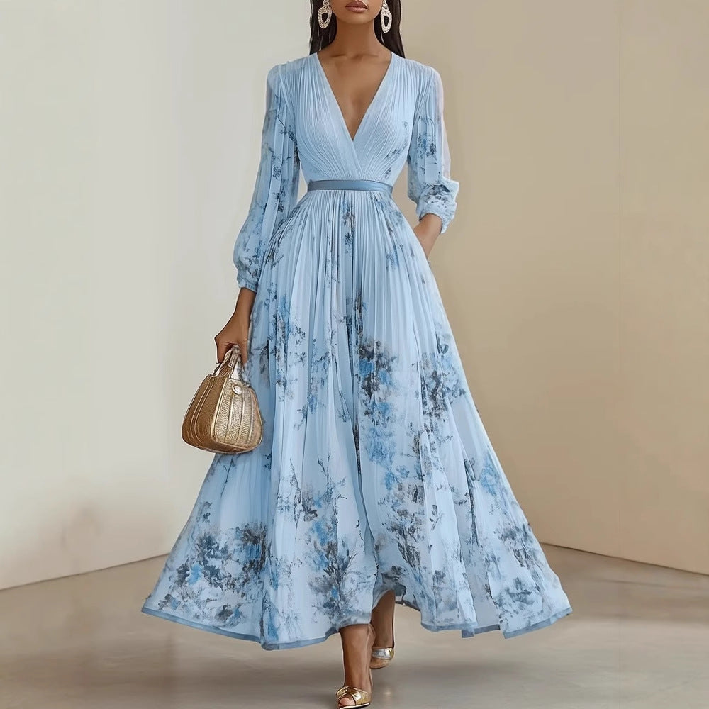 European Holiday Dress by M Chic Boutique, stylish dress with intricate patterns and elegant design, perfect for festive occasions.
