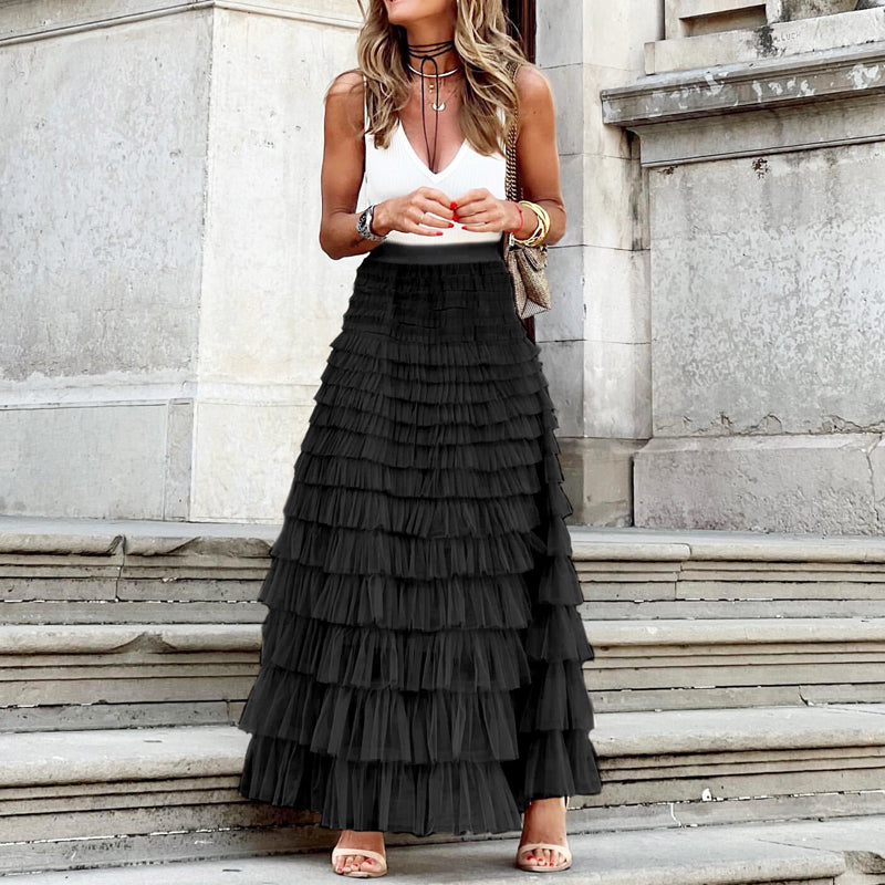 Layered Ruffles Cake Skirt