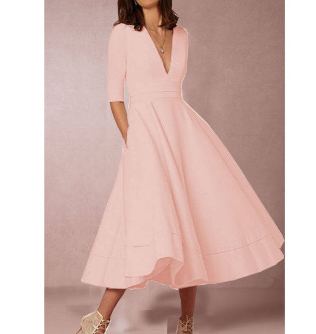V-neck Dress