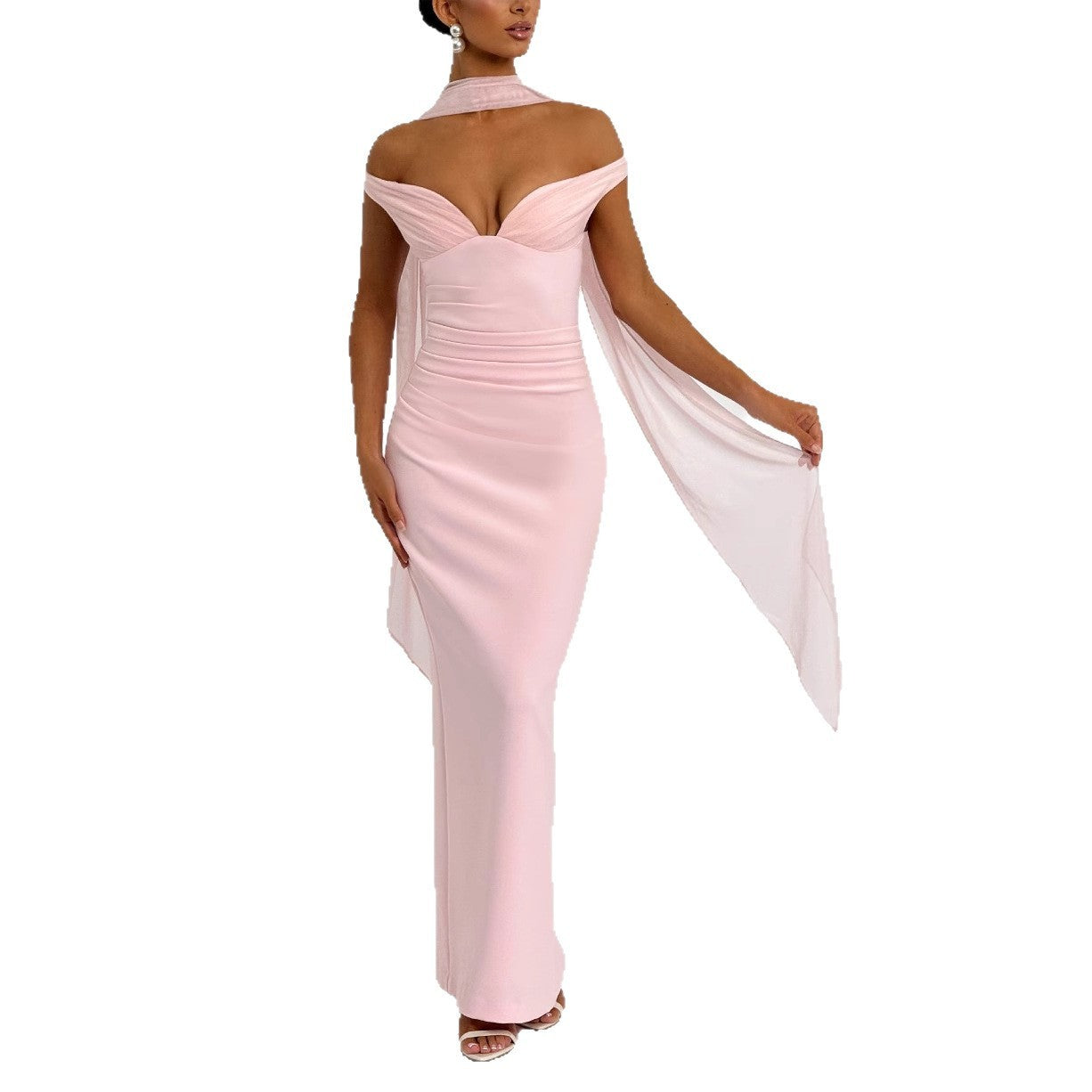 Tube Top Off-shoulder  Hip Dress