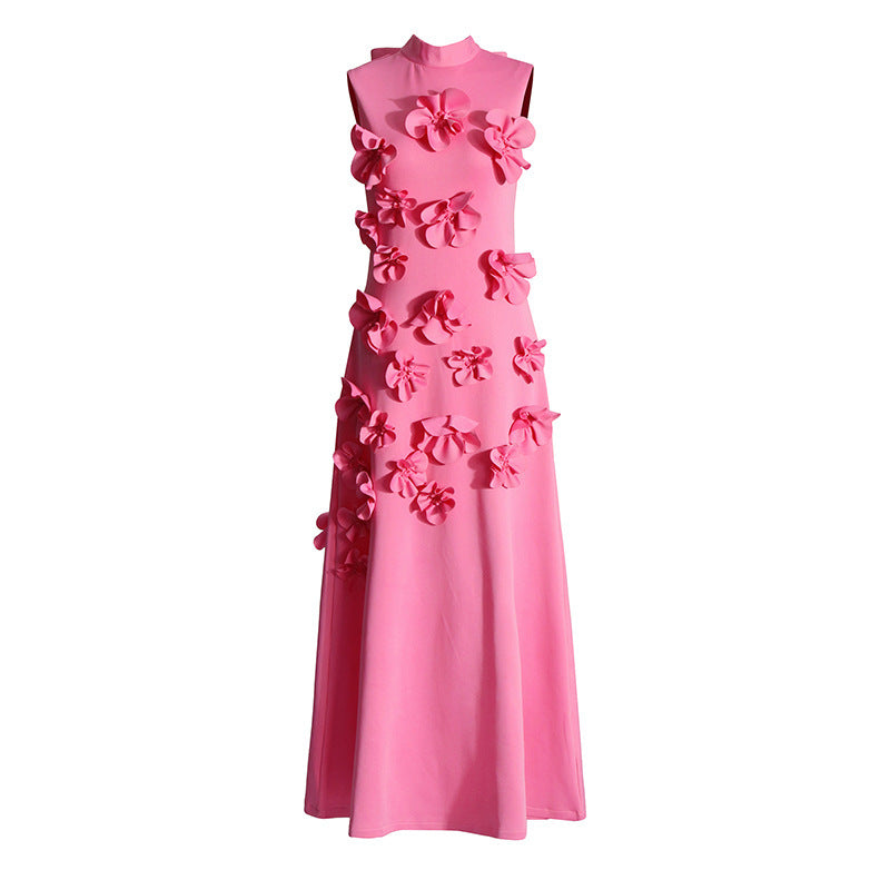 Solid European Style Dress