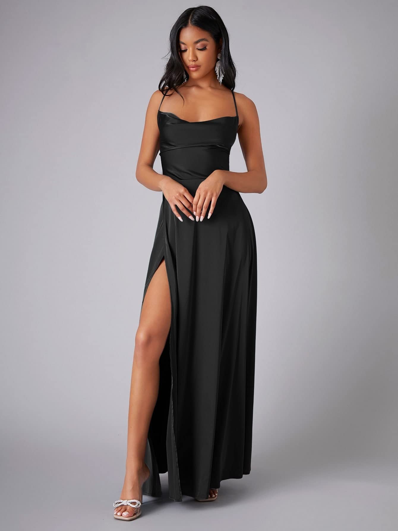 Slim Fit Backless Waist-tight Dress