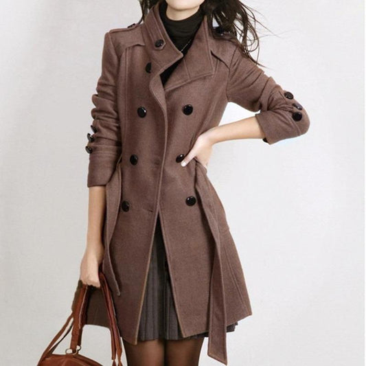 Solid Wool Coat