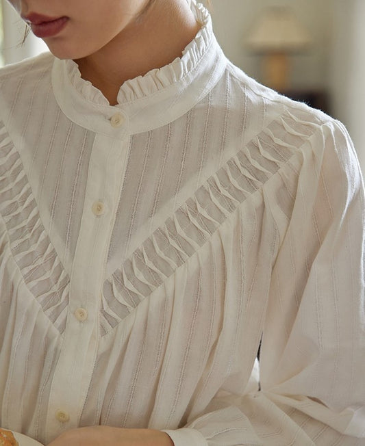 Long Sleeve Design Blouse