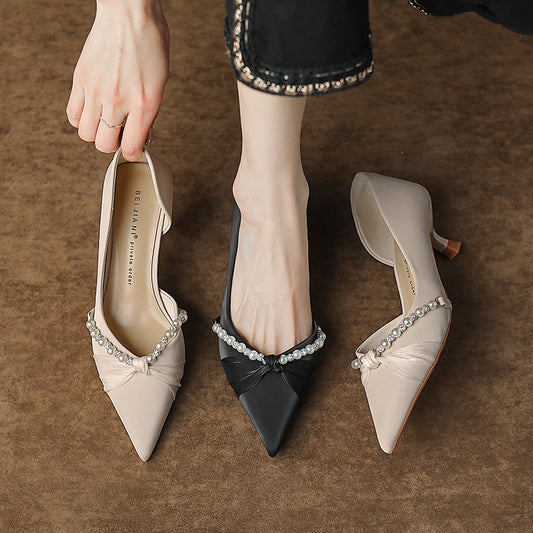 Elegant Satin High Heels