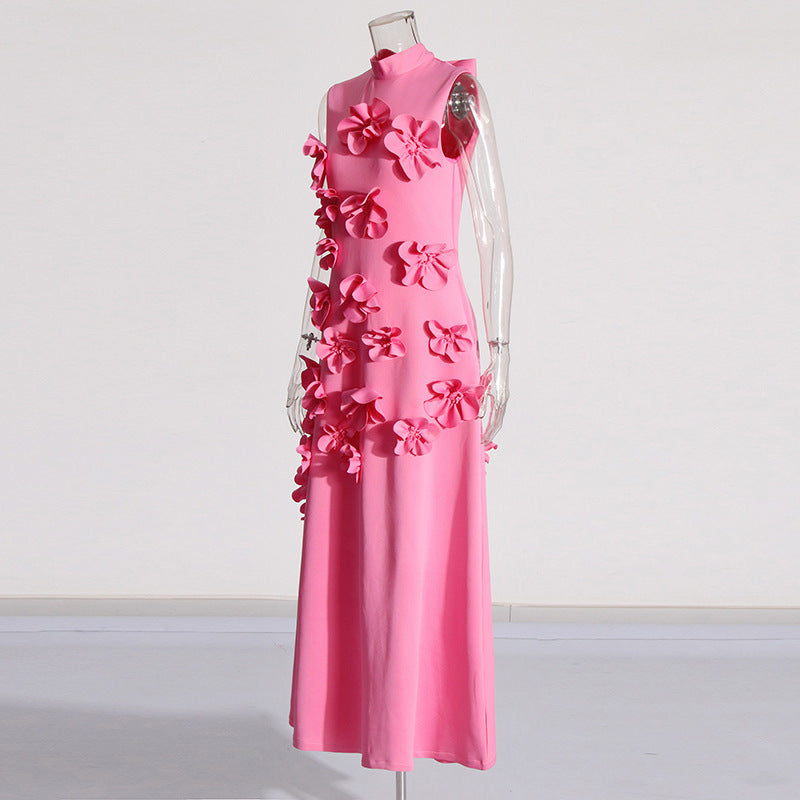 Solid European Style Dress