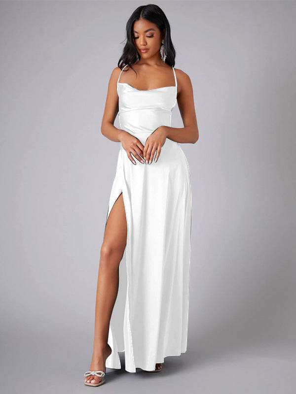 Slim Fit Backless Waist-tight Dress