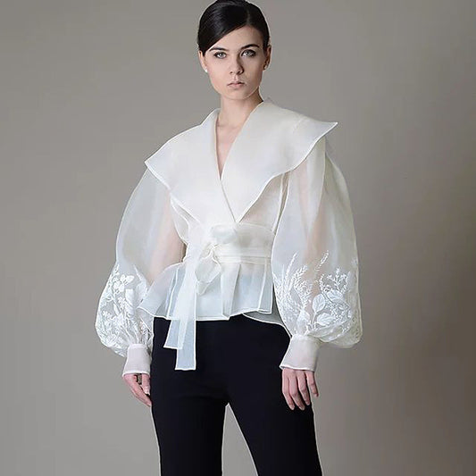 Vintage Court Style Top Shirt