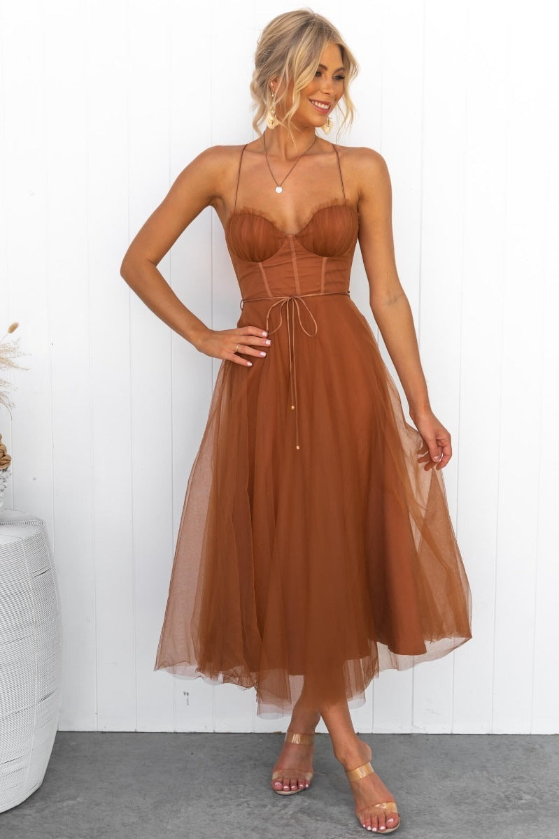 Mesh Evening Dress
