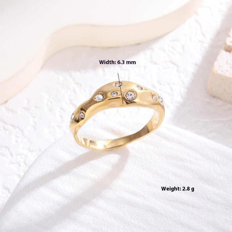 Trendy Style Zircon Ring For Women