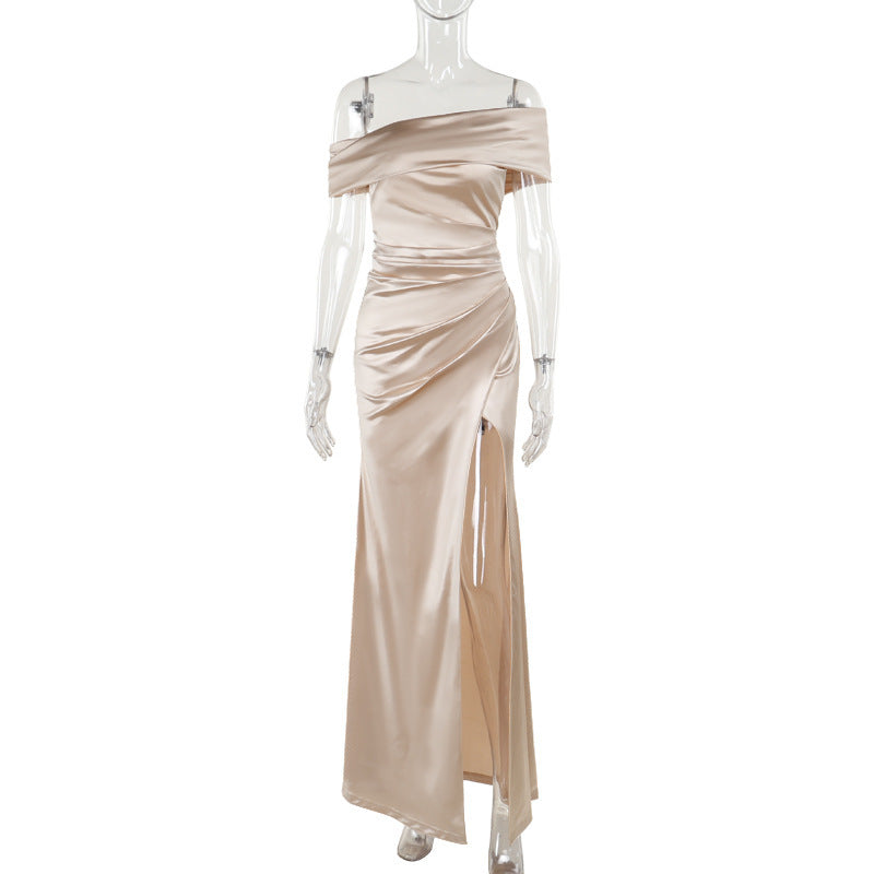 Socialite Style Elegant Split Dress